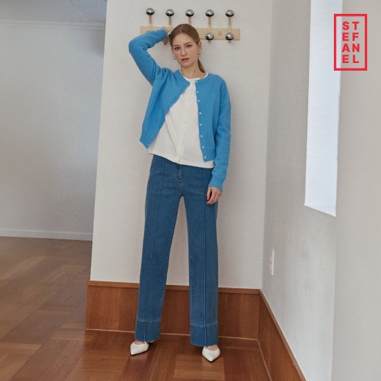 스테파넬 26SS 스티치 데님 팬츠[런칭 가격69,900원] 2