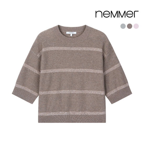 [상시가 119,000원] 26SS 스프링 캐시미어울 블렌딩 시퀸 니트 3