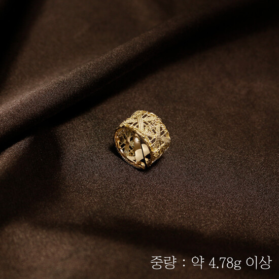 {골든클레프} 18K 까네토 반지 3
