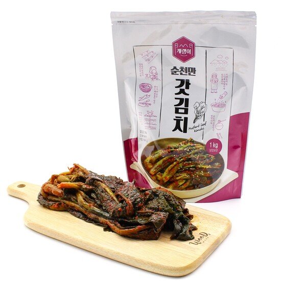 개랭이 순천만 김치2종 총4kg 고들빼기김치 1kg 2팩 갓김치 1kg 2팩 2