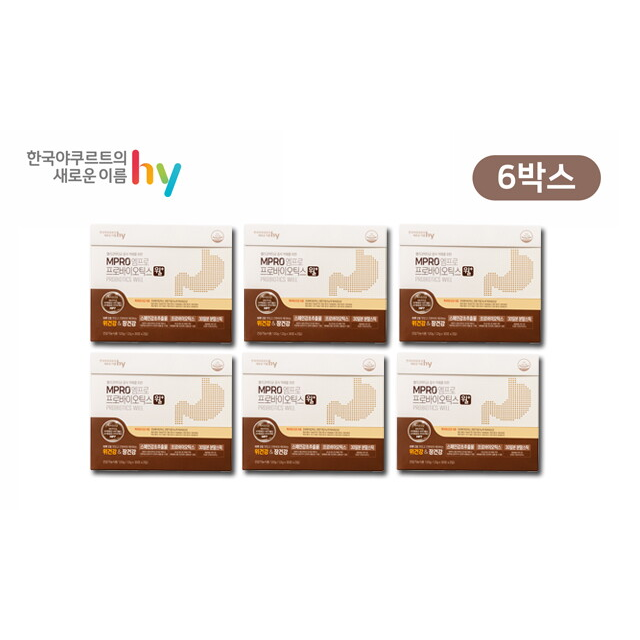 ○방송에서만반값세일![6박스] 에치와이 엠프로 프로바이오틱스 윌 플러스+ (1박스 : 2g*30포*2입)