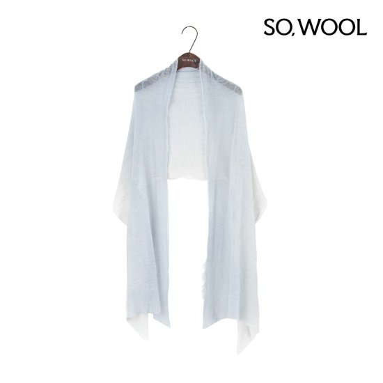 쏘울 25FW 캐시100 시어 니트 머플러 [런칭 가격 139,900원] 2