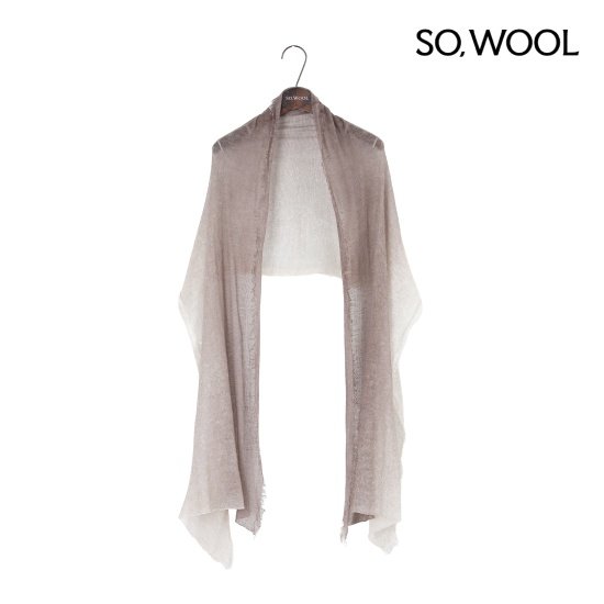 쏘울 25FW 캐시100 시어 니트 머플러 [런칭 가격 139,900원] 3