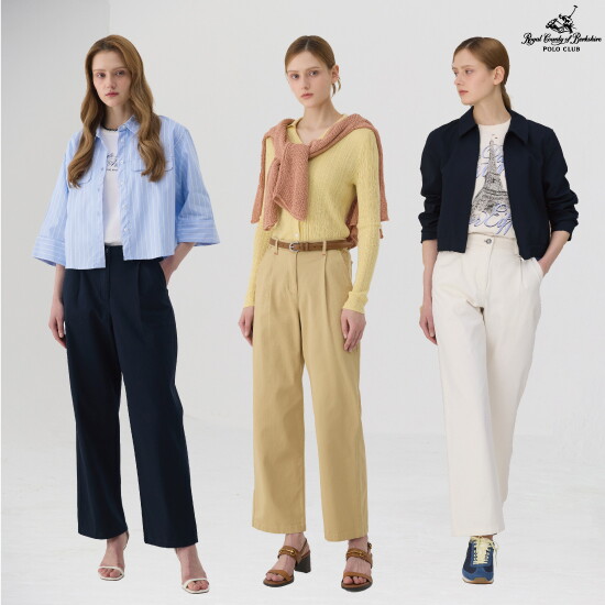 O RCB POLO CLUB 26SS 여성 헤리티지 시그니처 팬츠 2종(R603W)