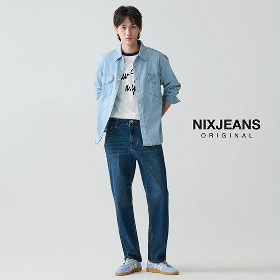닉스 NIX 남성 뉴 릴렉스드 스트레이트핏 데님 2종 세트 3