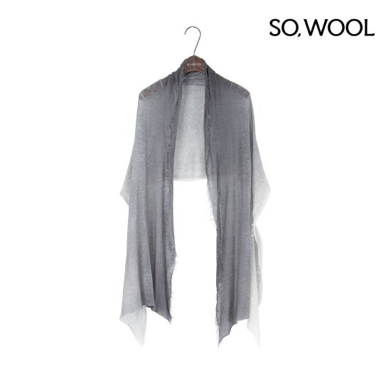 쏘울 25FW 캐시100 시어 니트 머플러 [런칭 가격 139,900원] 4