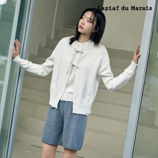 라삐아프 리본가디건+베스트 2종 [런칭 가격 79,900원]