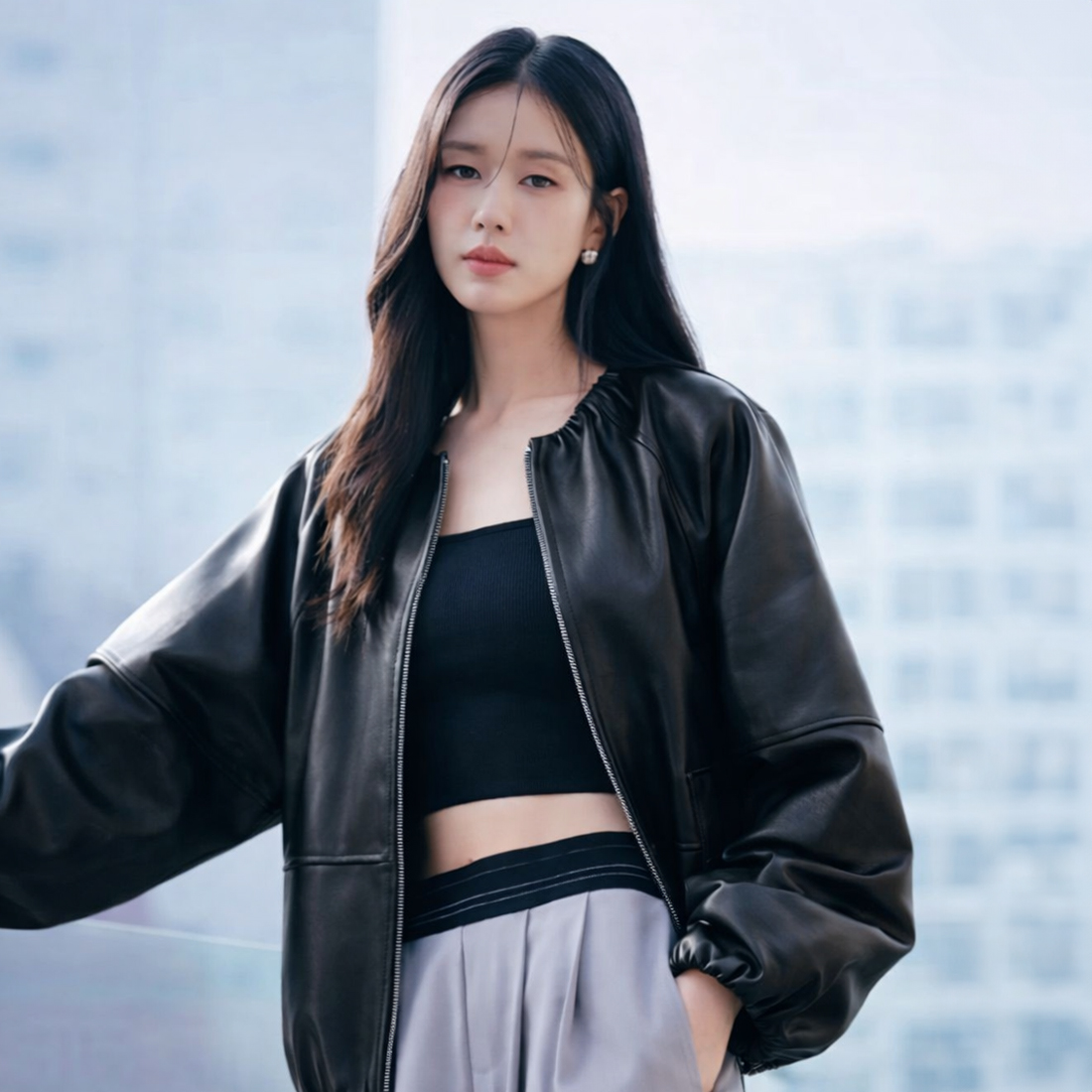 [최초가219,000] 26SS 유럽산 램스킨 셔링 자켓