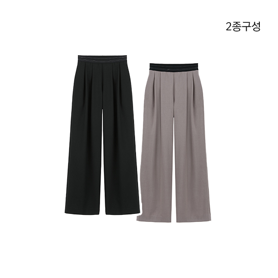 [최초가89,900]풀 밴딩 투턱팬츠 2종 3