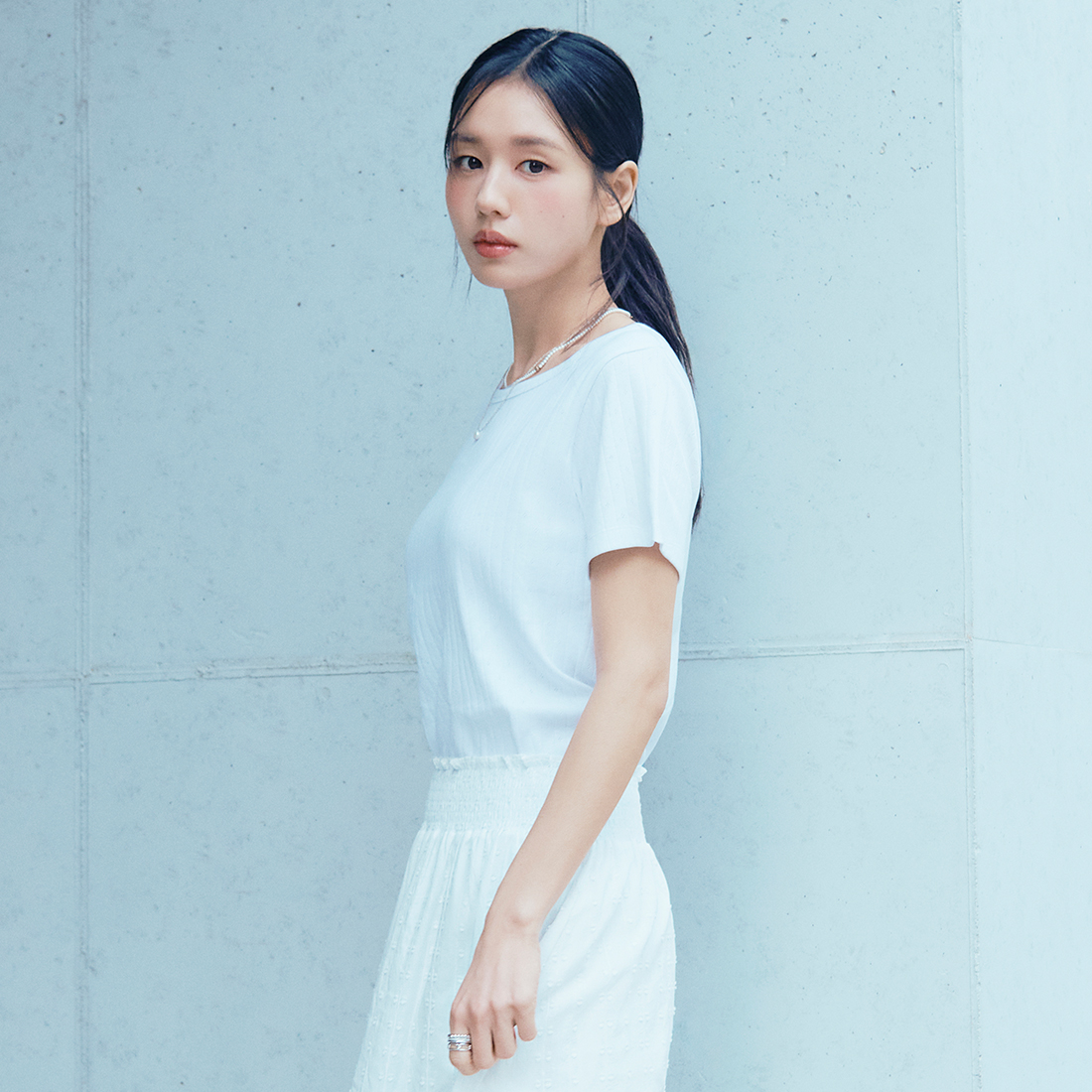 [최초가59,900원] 26SS 콤드코튼 포인텔 티셔츠 3종ㅤ 2