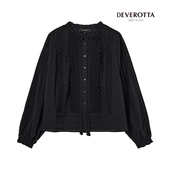 [최초가 89,900원] 26SS 아사면100 아일렛 블라우스 3