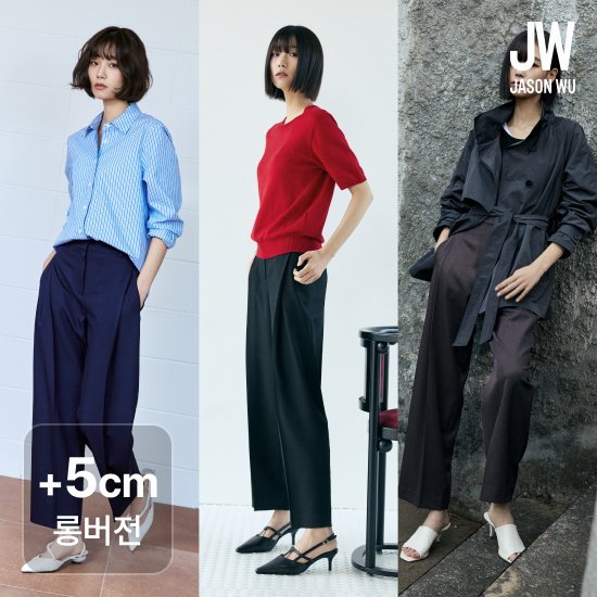 제이슨우 26SS NEW Rowen 라이트 크롭 라운드 턱팬츠 _ +5cm Long ver. (4 COLORS) [런칭 가격 69,900원] 4