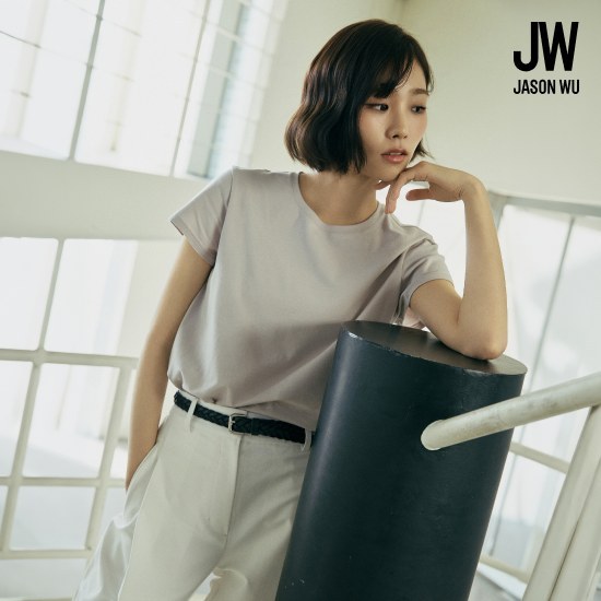 제이슨우 26SS Bette 스트레치 코튼 레이어 티셔츠 5종 (여성티셔츠) [런칭 가격 69,900원] 4