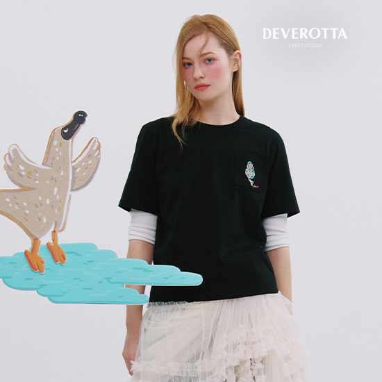 [상시가 129,000원] 26SS 도도새 아플리케 코튼100 티셔츠3종 3