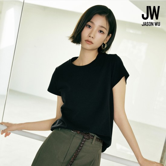 제이슨우 26SS Bette 스트레치 코튼 레이어 티셔츠 5종 (여성티셔츠) [런칭 가격 69,900원] 2