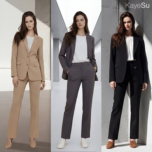 [케이수] 모던클래식 텐션 수트 셋업 3pcs