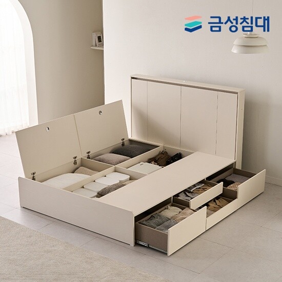 [방송구성]루미에르 LED 호텔형 수납침대 풀패키지 (킹/K) 4