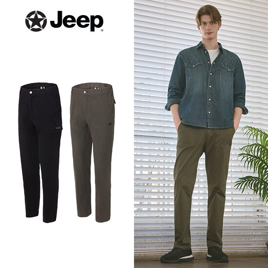 JEEP 남성 코튼 블렌디드 팬츠 2종
