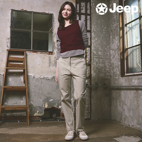 JEEP 여성 코튼 블렌디드 팬츠 2종 2