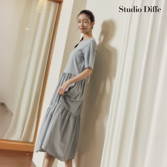 스튜디오디페 26SS 코튼 스웻 캉캉 원피스 2종 3