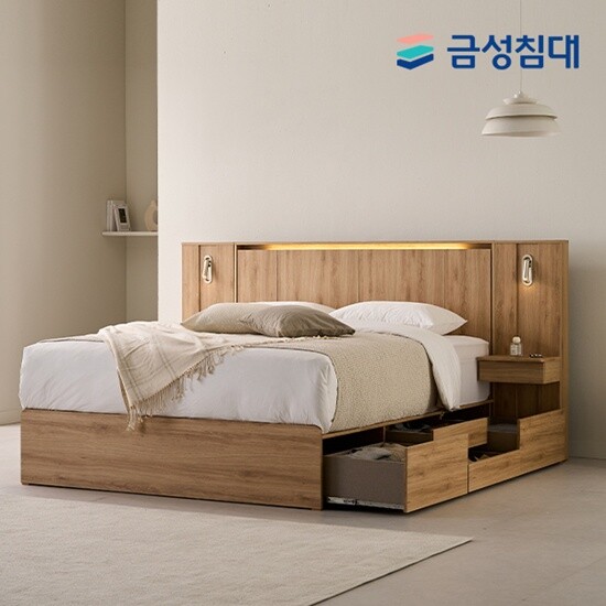 [방송구성]루미에르 LED 호텔형 수납침대 풀패키지 (퀸/Q) 3