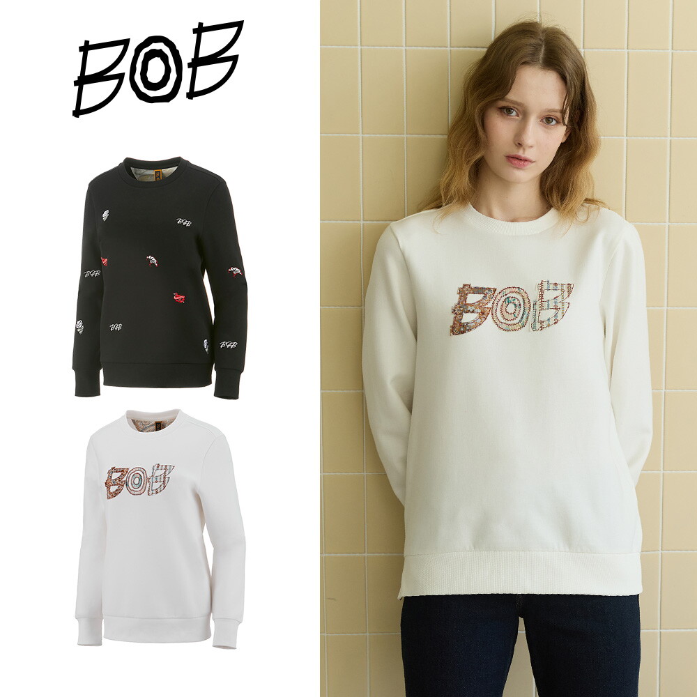 [런칭가 99,000원] BOB 여성 26SS 크래프트 아르티코 맨투맨 2종