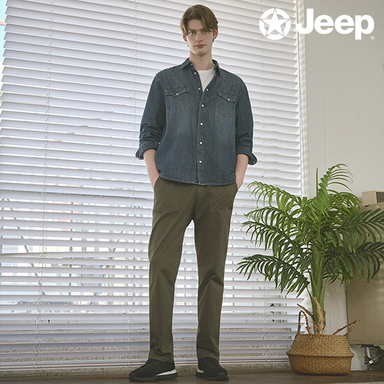JEEP 남성 코튼 블렌디드 팬츠 2종 3