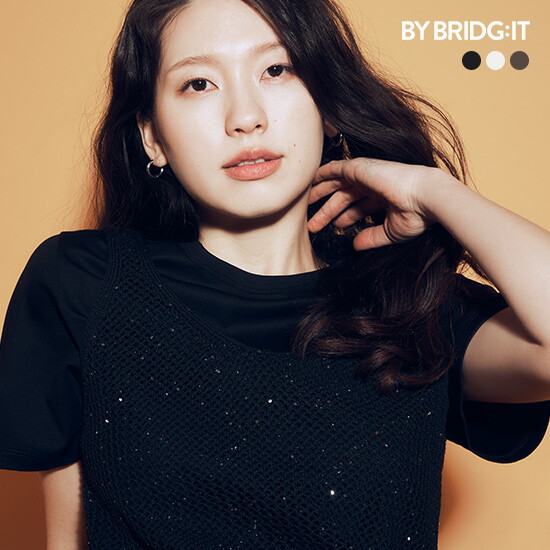 ○(런칭가 69,900원) 26SS 시퀸 니트 뷔스티에 3종 3