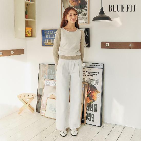 [삼성카드5%할인][26SS최신상] 블루핏 NEW 원턱 와이드 데님 3종 3