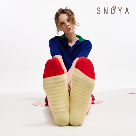 [SNOYA]스노야  26SS 베리믹스 팝 컬러 레이어드 양말 4