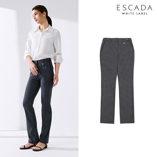 [상시가 199,000원]ESCADA 26SS 시그니처 스트레이트 팬츠 여성 2