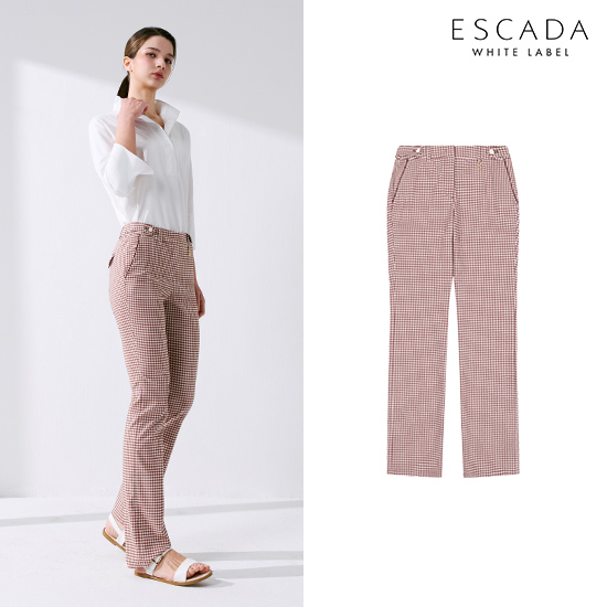 [상시가 199,000원]ESCADA 26SS 시그니처 스트레이트 팬츠 여성 3