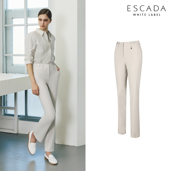 [상시가 199,000원]ESCADA 26SS 시그니처 스트레이트 팬츠 여성 4