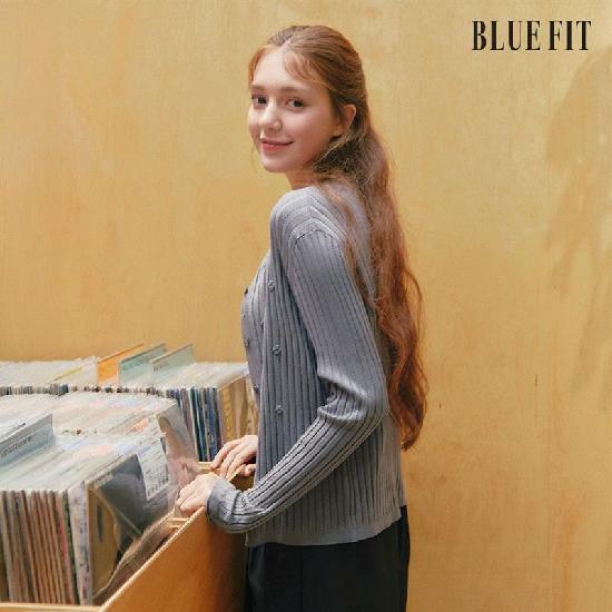 [삼성카드5%할인][론칭가 69,900원→2만원↓] 블루핏 플라워 리브 가디건 (Atelier Line) 4