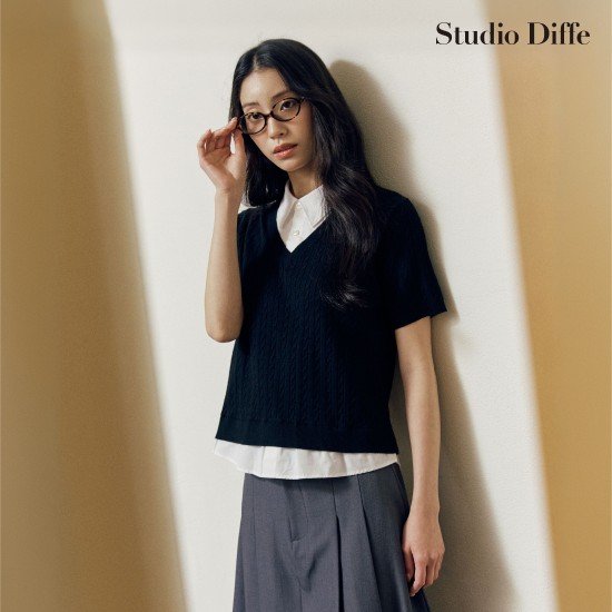 스튜디오디페 26SS 썸머 레이어드 반팔 셔츠 2종[런칭 가격 79,900원] 3