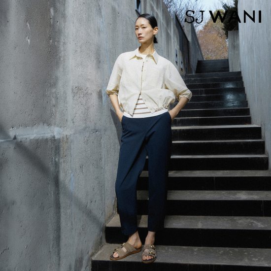 SJ와니 26SS 쿨 테이퍼드 백 밴딩 팬츠 1종 (골프) [런칭 가격 89,900원] 3