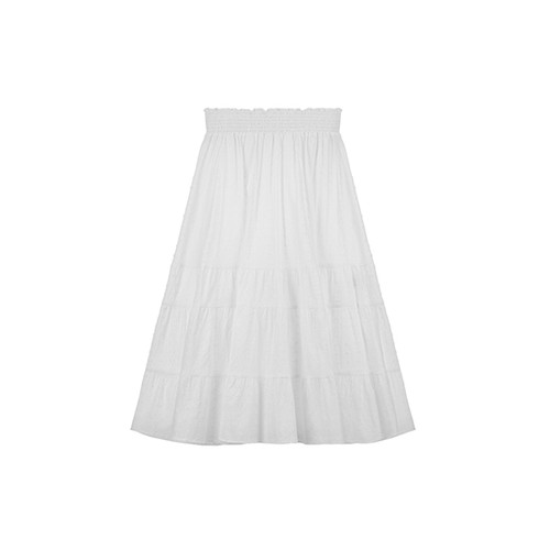 [최초가 69,900원] 26SS 코튼100 자수 티어드 스커트 4