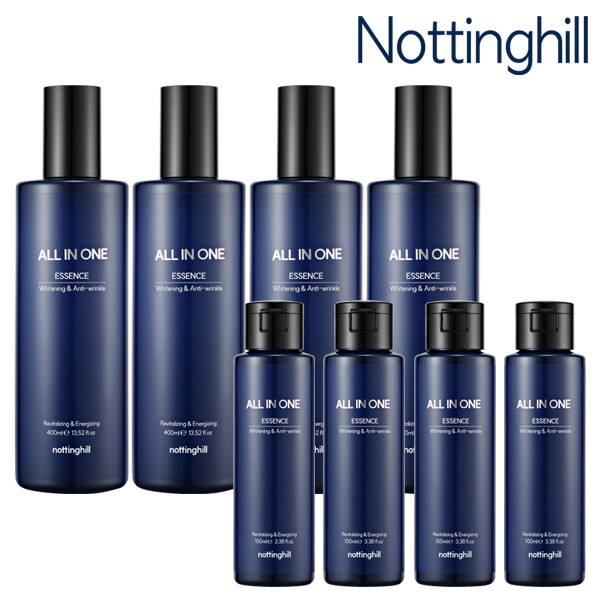 ★단독파격가★ 노팅힐 올인원 에센스  롯데단독패키지 (400ml * 4 + 100ml * 4)