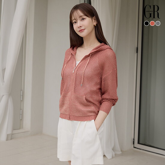 26SS 시퀸 크로쉐 집업 자켓 3종 2