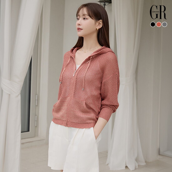 26SS 시퀸 크로쉐 집업 자켓 3종 3