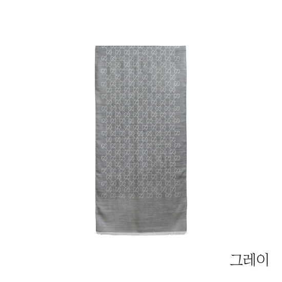 {구찌} 시그니쳐 울실크 투톤 숄(165904) 2