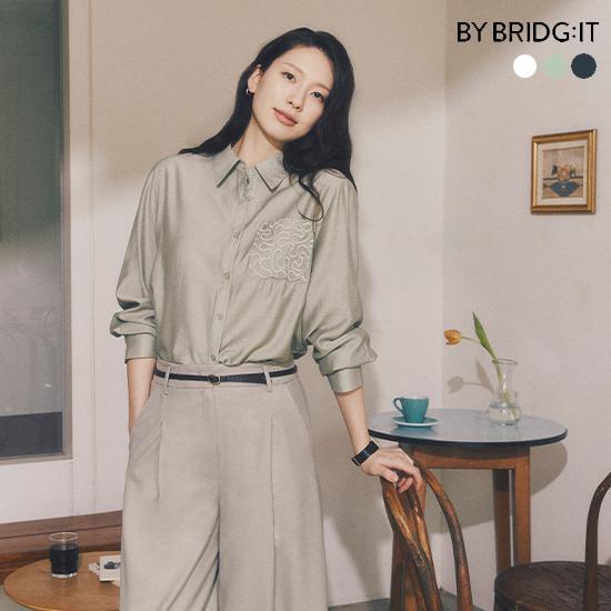 로에 자수 레이스 블라우스 3종