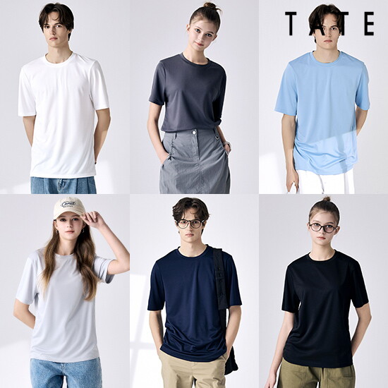 ○TATE 26SS 남녀 에어쿨 냉감티셔츠 6종