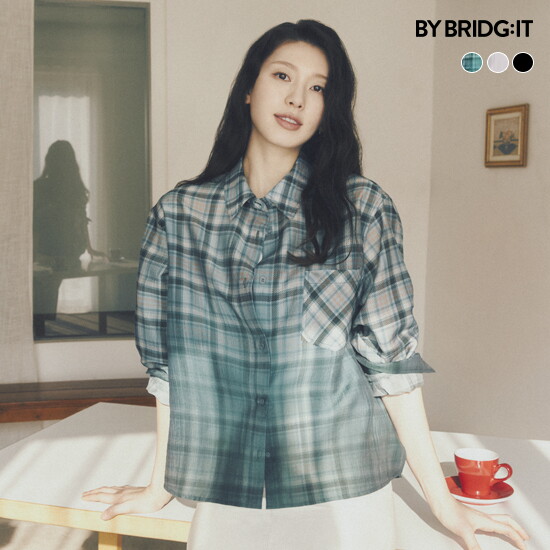○ 26SS 시어 체크 셔츠 3종