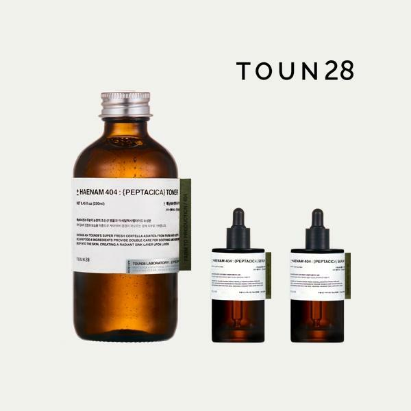 [삼성카드5%할인]톤28 해남404 펩타시카 토너 250ml + 펩타시카 세럼 30ml *2개