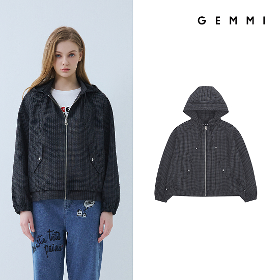 GEMMI 26SS 후디 스트링 자켓 여성 2