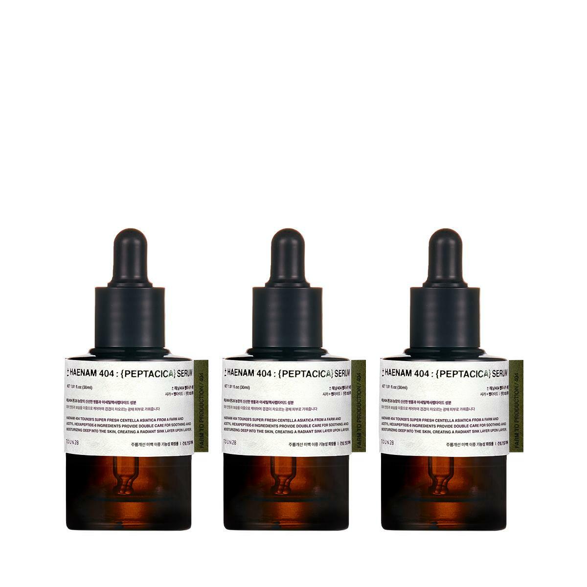 [삼성카드5%할인]톤28 펩타시카 무농약 해남병풀 세럼 30ml 3개