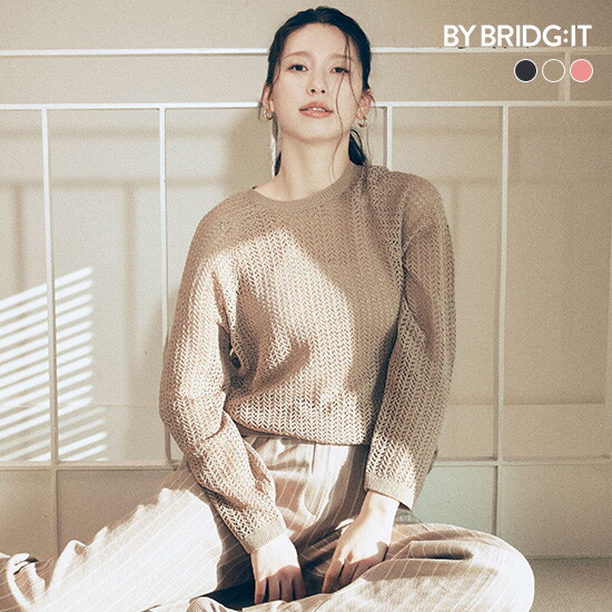 ○(런칭가 69,900원) 26SS 크로셰 풀오버+슬리브리스 6종 2