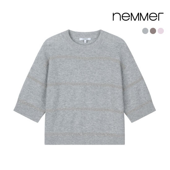 [상시가 119,000원] 26SS 스프링 캐시미어울 블렌딩 시퀸 니트