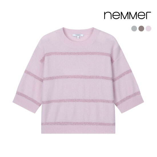 [상시가 119,000원] 26SS 스프링 캐시미어울 블렌딩 시퀸 니트 2